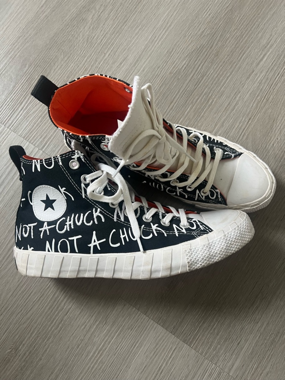 Converse UNT1TL3D Hi Not A Chuck Black - Picture 1 of 5
